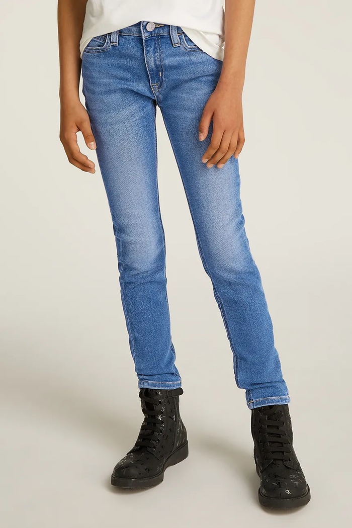 Calvin Klein Jeans jeans copii MR SKINNY albastru IG0IG02707.PPYA