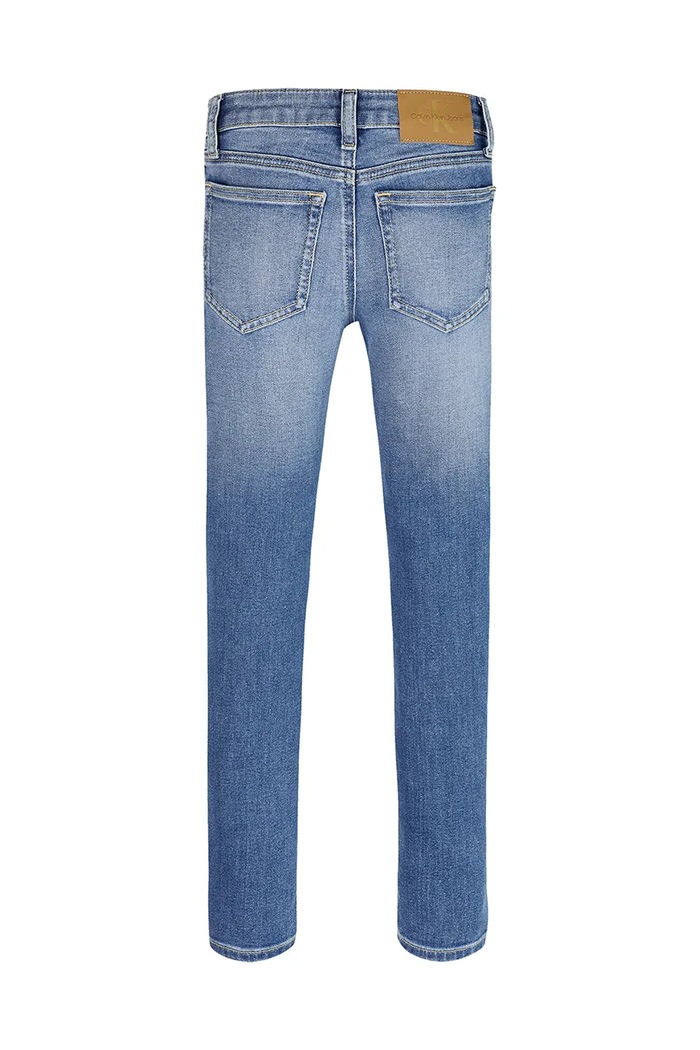 Fete Calvin Klein Jeans jeans copii MR SKINNY IG0IG02707.PPYA albastru
