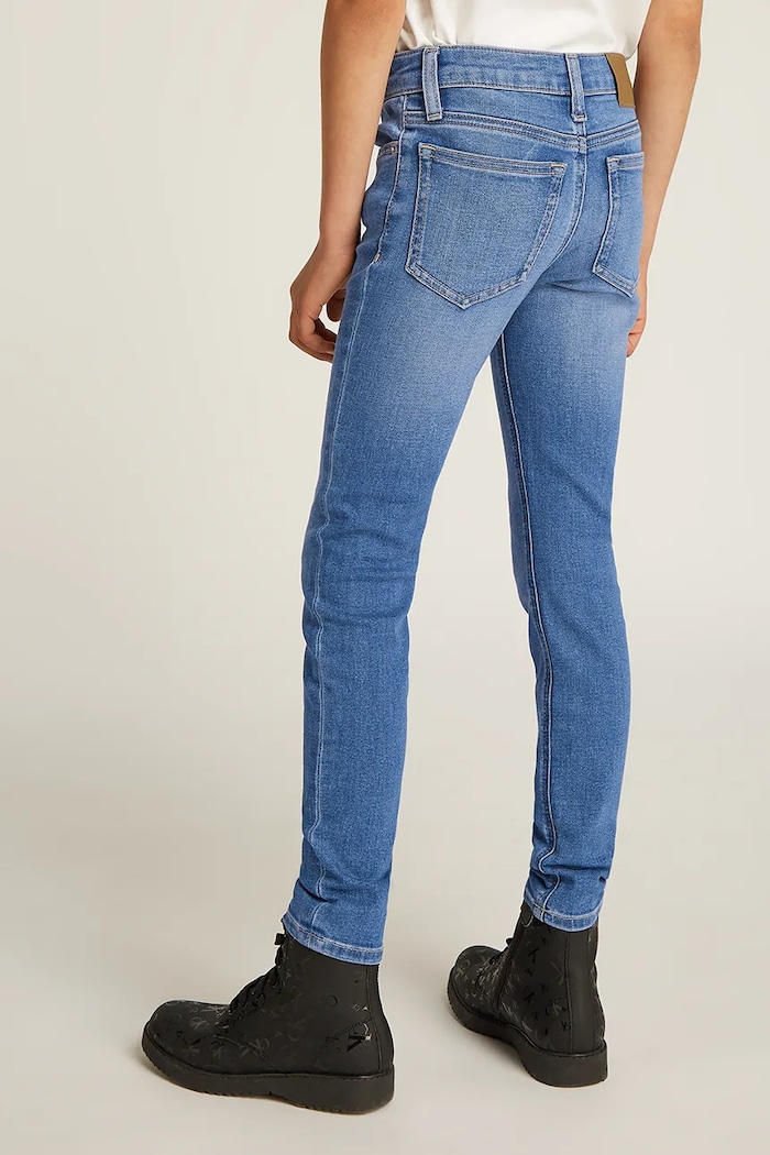Calvin Klein Jeans jeans copii MR SKINNY albastru IG0IG02707.PPYA