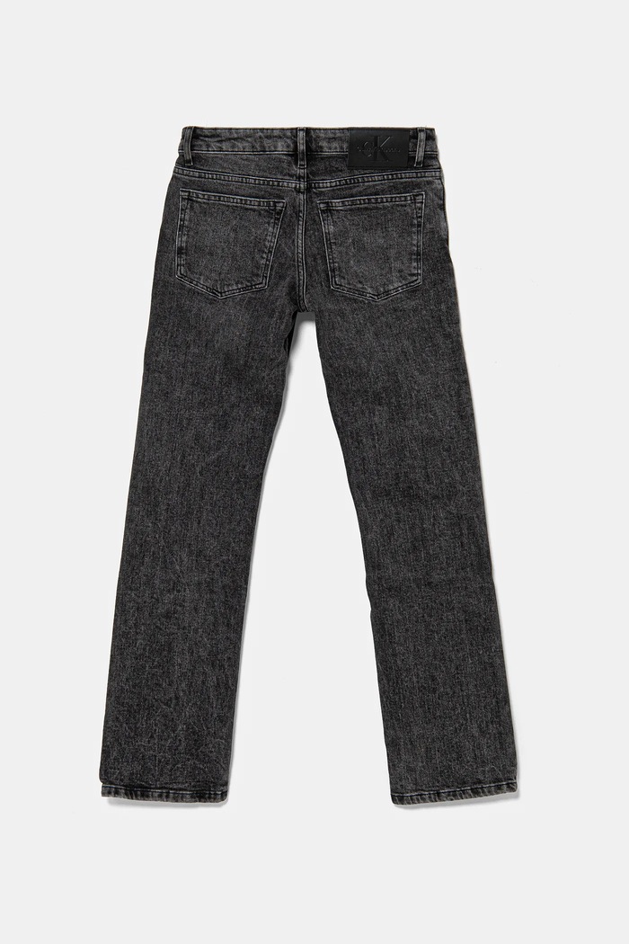 Dječje traperice Calvin Klein Jeans HR WIDE IG0IG02714.PPYA crna SS25