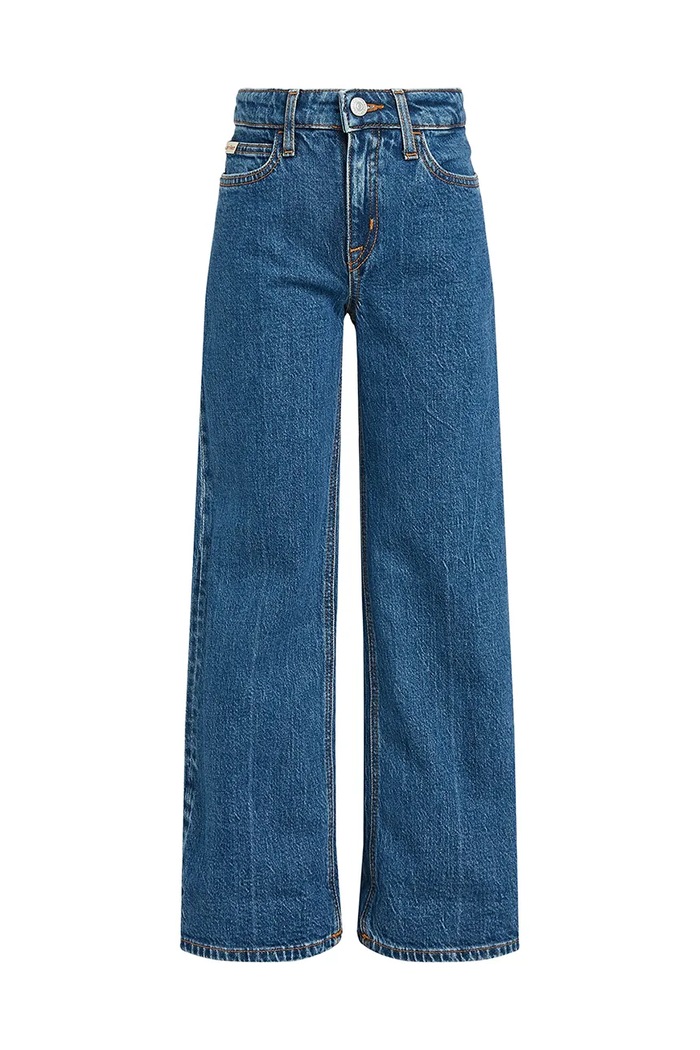 Calvin Klein Jeans jeansy dziecięce HR RELAXED WIDE jeansy niebieski IG0IG02727.PPYA