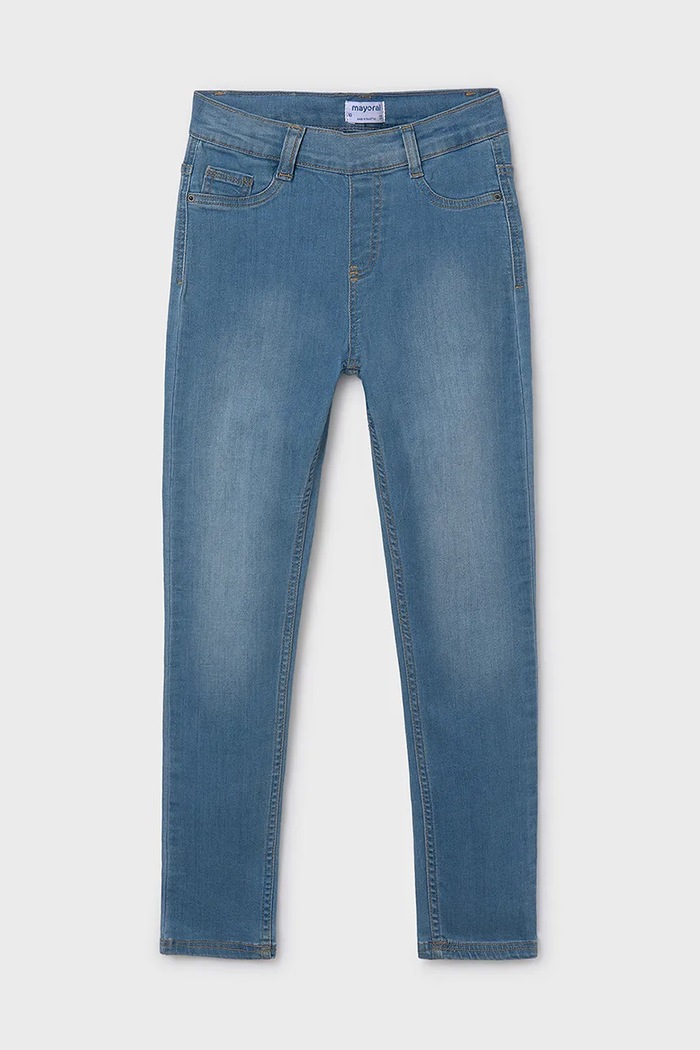 Mayoral jeans copii Planet friendly albastru 554.8F.Junior.PPYA