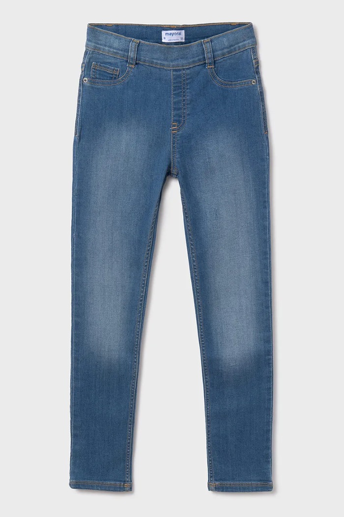 Mayoral jeans copii Planet friendly albastru 554.8F.Junior.PPYA