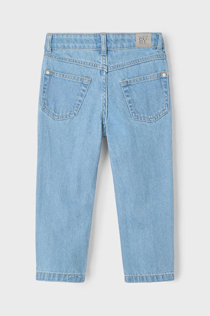 Fete Mayoral jeans copii mom fit 3554.6F.Mini.PPYA albastru