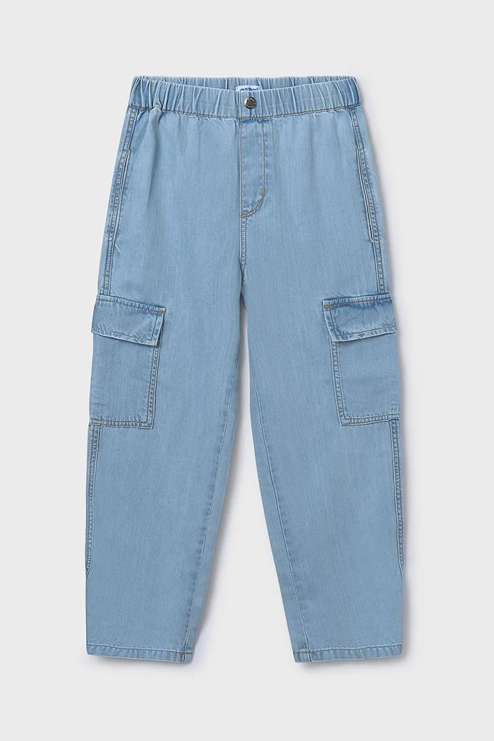 Mayoral jeans copii jeans albastru 6539.8F.Junior.PPYA