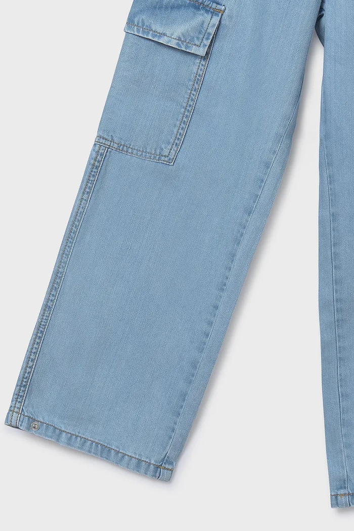Fete Mayoral jeans copii 6539.8F.Junior.PPYA albastru