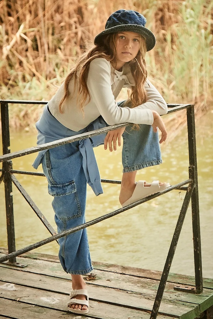 Mayoral jeans copii jeans albastru 6539.8F.Junior.PPYA