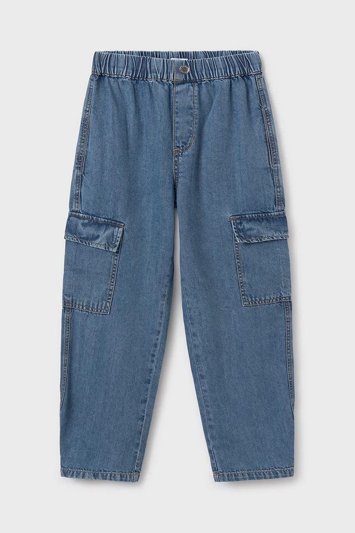 Mayoral jeans copii 6539.8F.Junior.PPYA albastru SS25
