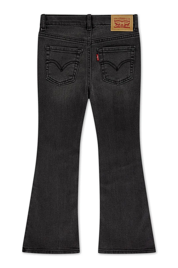 Κοριτσίστικα Levi's τζιν flare παιδικά 726 HIGH RISE FLARE JEAN 3EG970 μαύρο