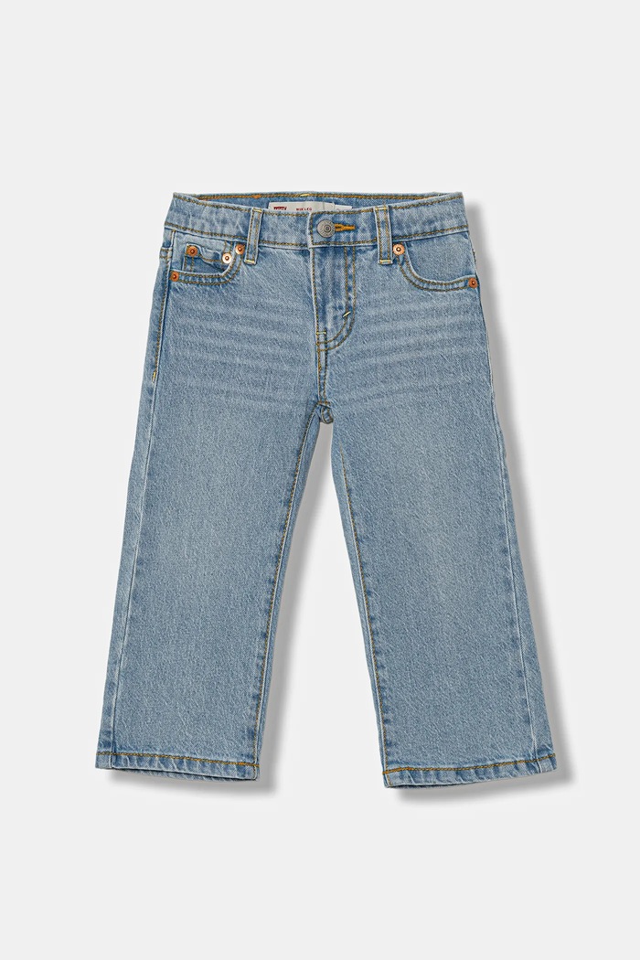 Levi's jeansy dziecięce WIDE LEG JEANS jeansy niebieski 3EL007