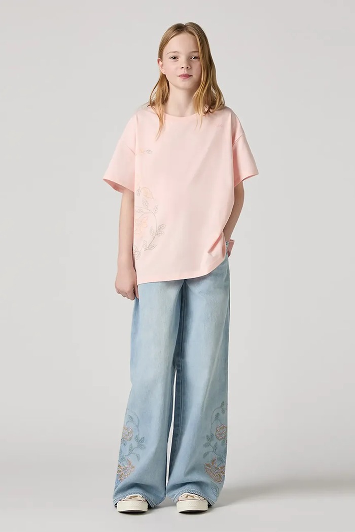 Дитячі джинси Levi's LOW RISE BAGGY джинси блакитний 4EM262