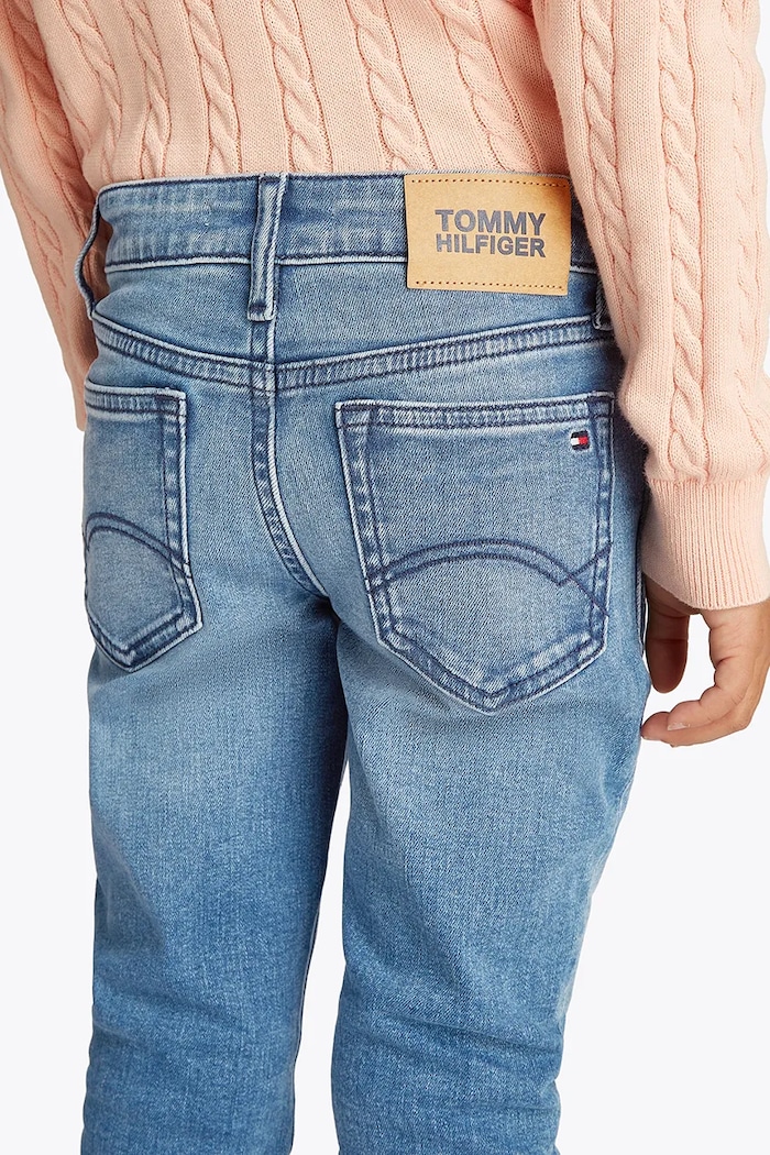 Tommy Hilfiger jeansy dziecięce NORA SKINNY KG0KG08403.PPYA niebieski