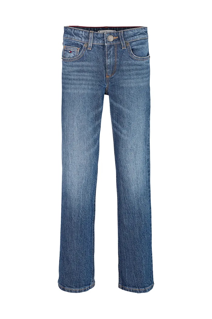 Detské rifle Tommy Hilfiger FLARE KG0KG08407.PPYA modrá SS25