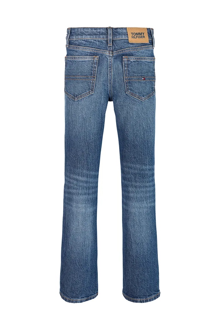 Dievča Detské rifle Tommy Hilfiger FLARE KG0KG08407.PPYA modrá