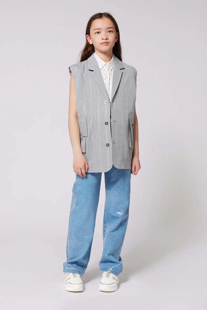 Otroške kavbojke Dkny Kavbojke modra D62334.114.150