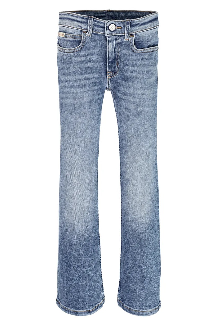 Otroške kavbojke Calvin Klein Jeans ESS FLARE IG0IG02835.PPYA modra SS25