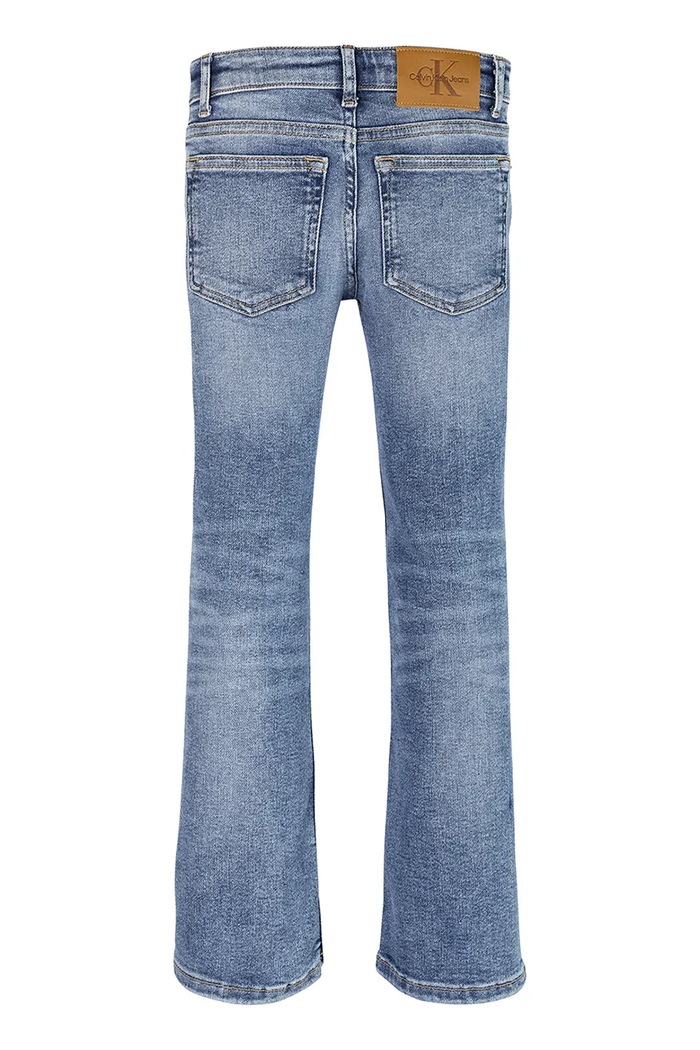 Deklice Otroške kavbojke Calvin Klein Jeans ESS FLARE IG0IG02835.PPYA modra