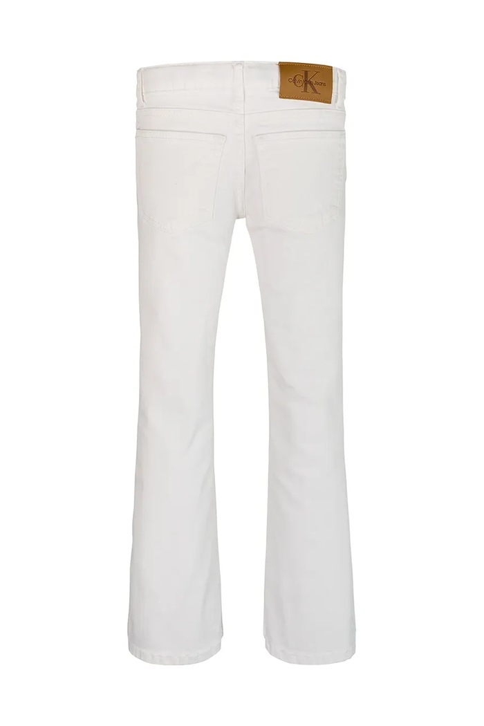 Djevojčice Dječje traperice Calvin Klein Jeans FLARE IG0IG02840.PPYA bijela