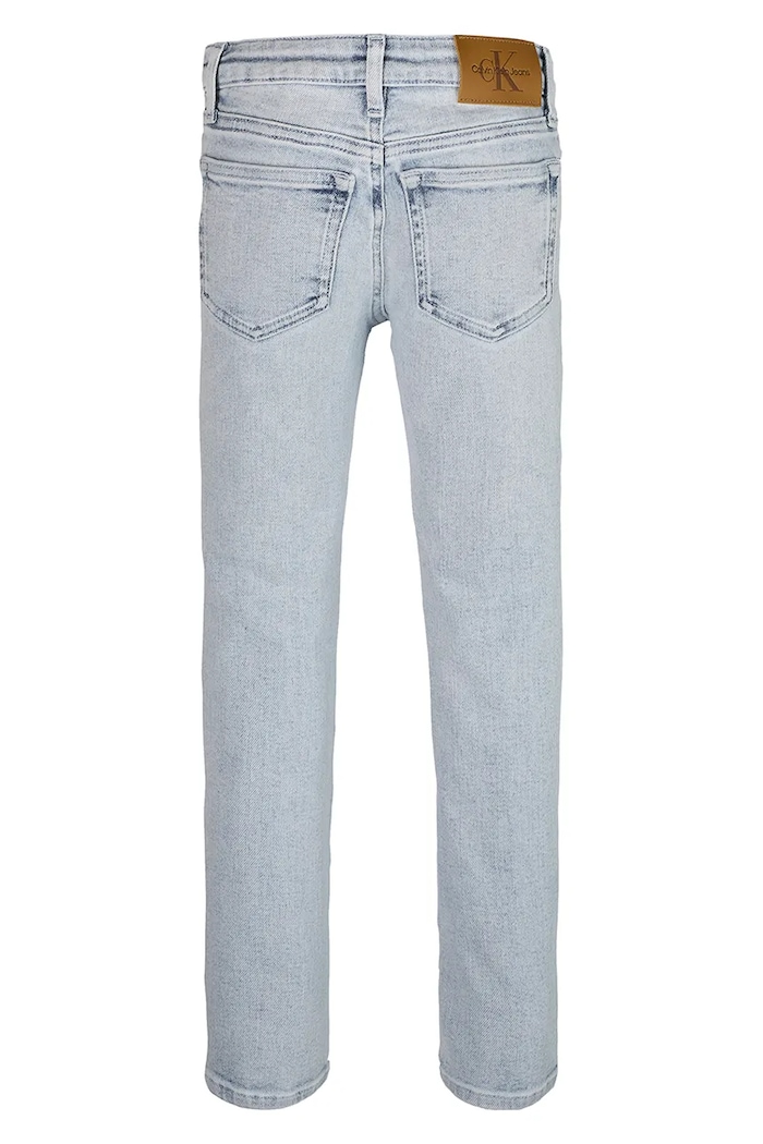 Dziewczynka Calvin Klein Jeans jeansy MR SKINNY IG0IG02946.128.176.PPYA niebieski