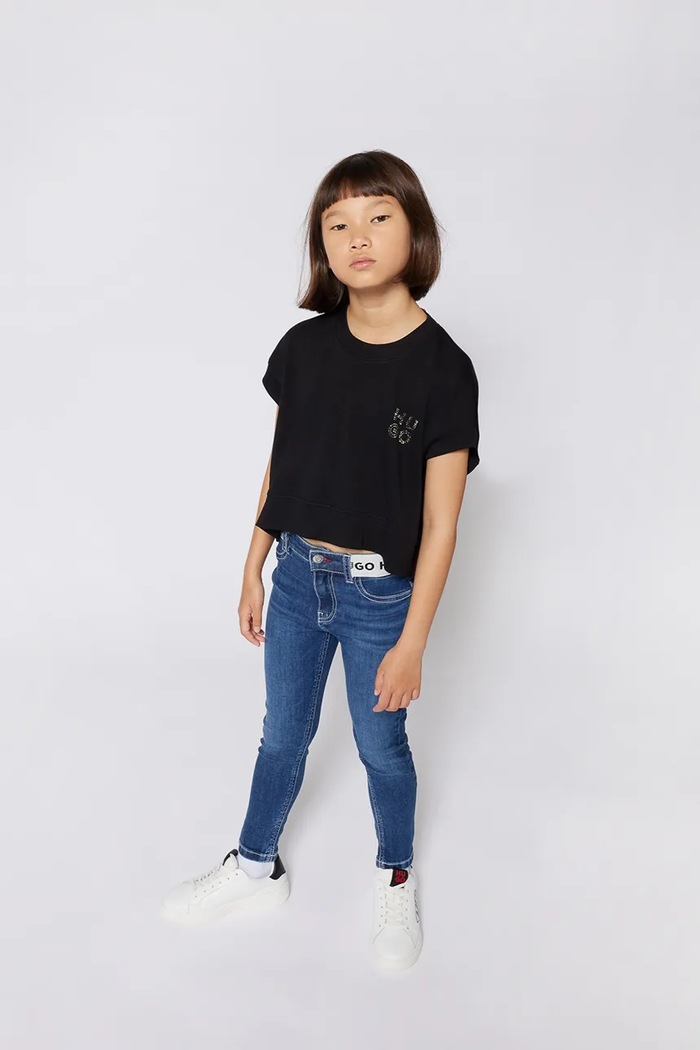 HUGO jeans copii jeans albastru G00408.114.150