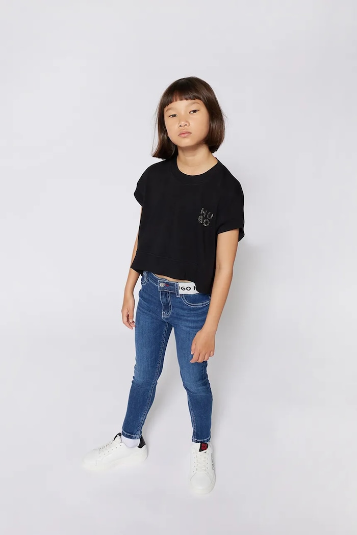 HUGO jeans copii jeans albastru G00408.114.150
