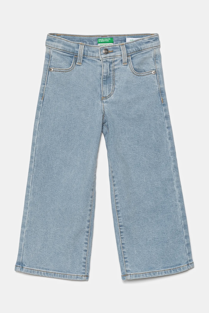 United Colors of Benetton jeans copii Planet friendly albastru 45ONGE02K.P.Seasonal