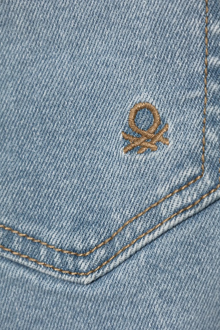 Fete United Colors of Benetton jeans copii 45ONGE02K.P.Seasonal albastru