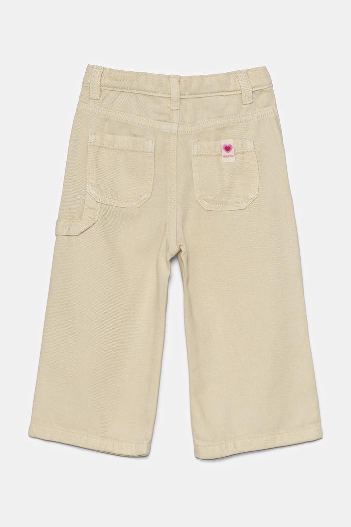 Παιδικά τζιν United Colors of Benetton 41AQGE02H.P.Seasonal μπεζ SS25