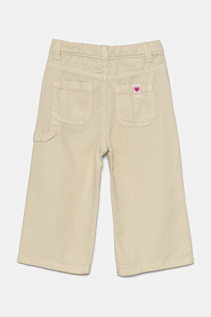 Παιδικά τζιν United Colors of Benetton 41AQGE02H.P.Seasonal μπεζ SS25