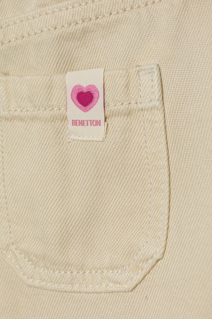Κοριτσίστικα Παιδικά τζιν United Colors of Benetton 41AQGE02H.P.Seasonal μπεζ