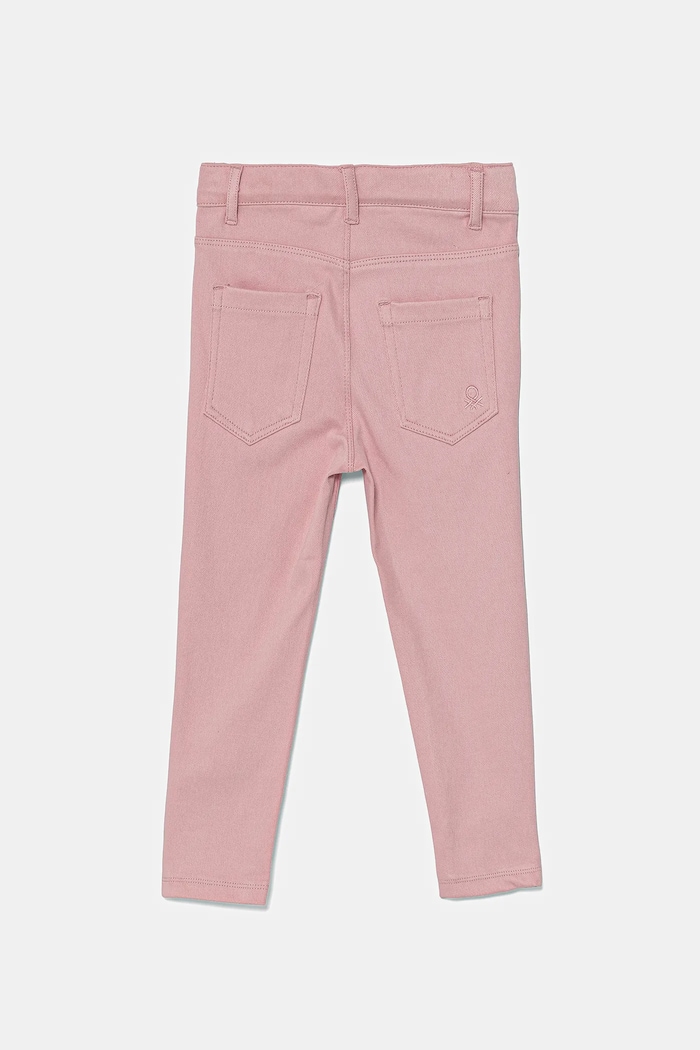 Παιδικά τζιν United Colors of Benetton 46D6GE02D.P.Seasonal ροζ SS25