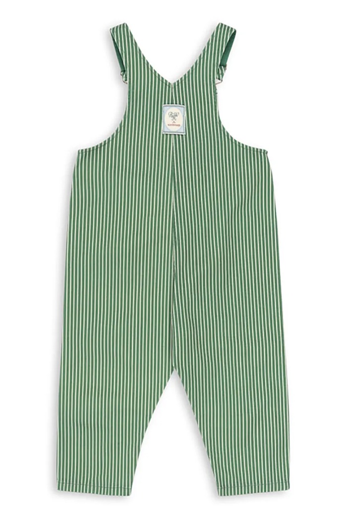 CHLAPEC Konges Sløjd Dětské bavlněné lacláče Konges Sløjd RHW X KS JACK OVERALLS GOTS KS103602 zelená