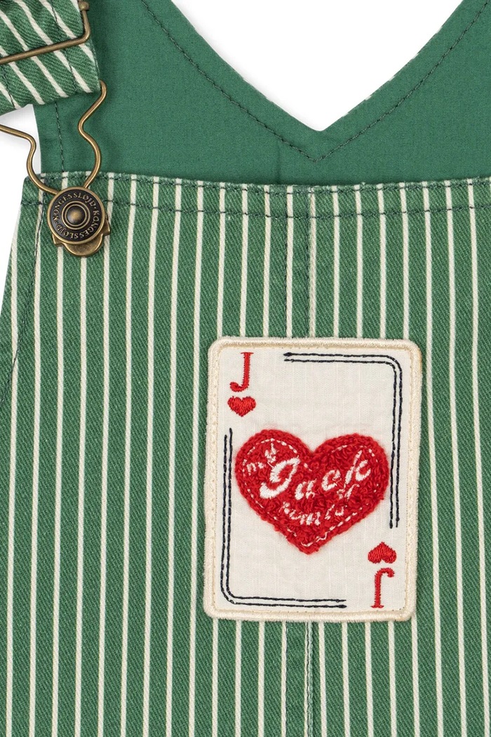 Dětské bavlněné lacláče Konges Sløjd RHW X KS JACK OVERALLS GOTS Konges Sløjd KS103602 zelená