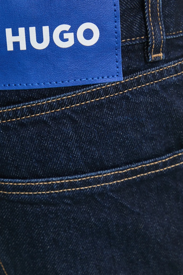 HUGO Blue jeansy granatowy 50529176