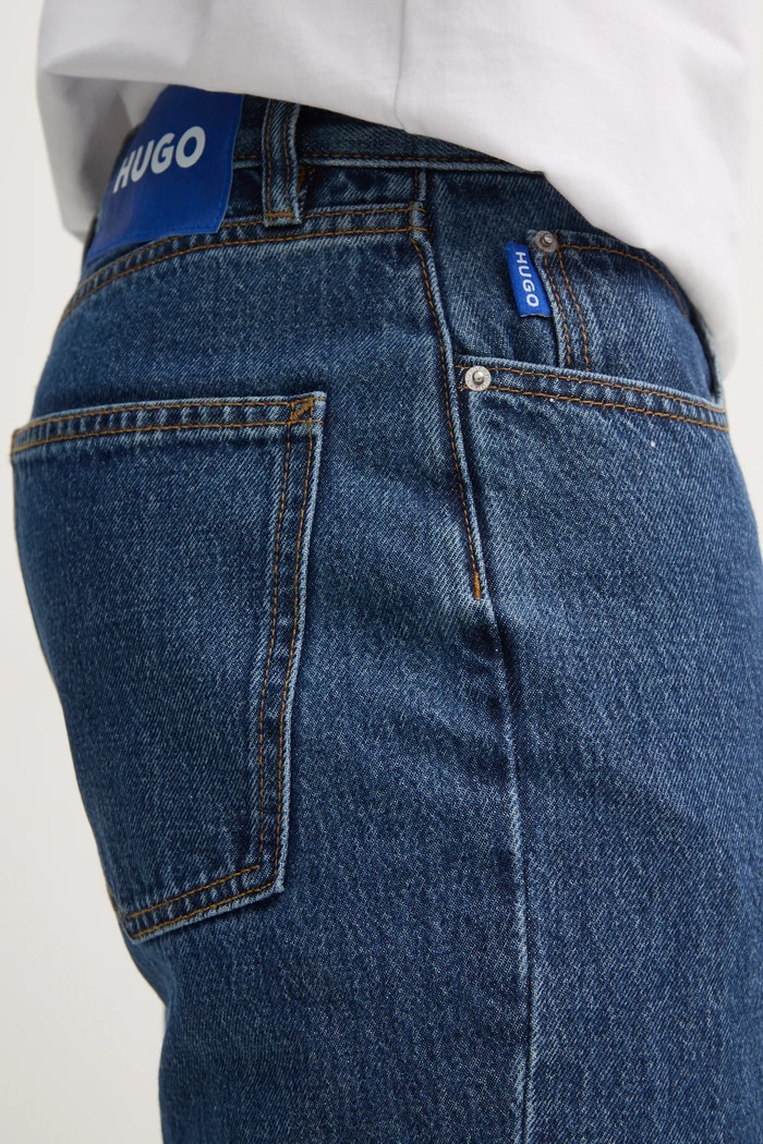 Jeansy HUGO Blue 50529244 niebieski