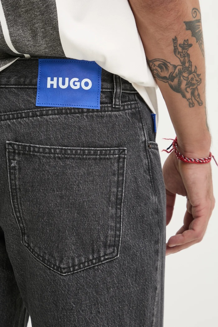 Hugo Blue jeansy szary 50529245