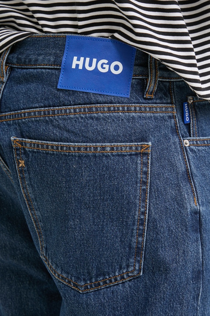 HUGO Blue jeansy niebieski 50535159