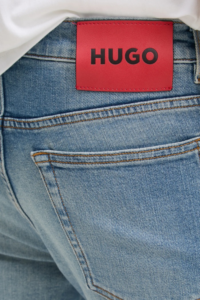 HUGO jeansy niebieski 50534822