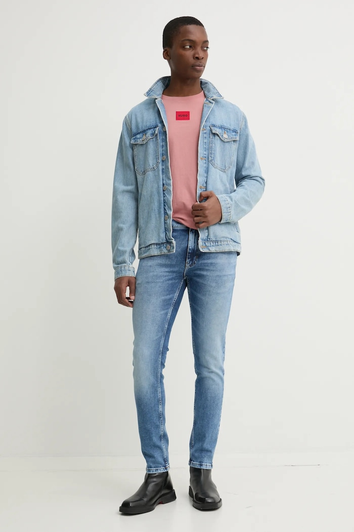HUGO jeansi 50530593 albastru SS25