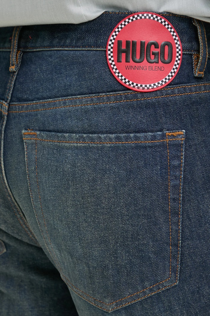 Džíny HUGO námořnická modř 50530625