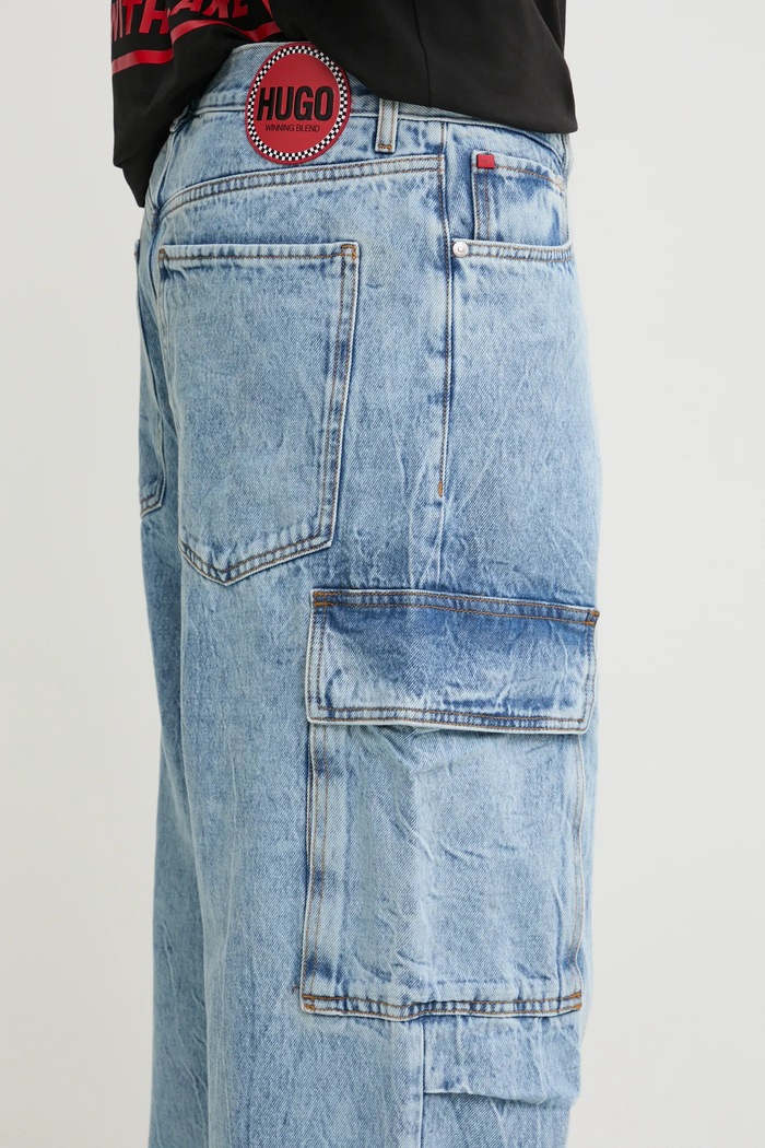 Jeans HUGO 50539212 albastru