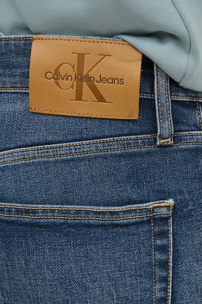 Rifle Calvin Klein Jeans tmavomodrá J30J326518