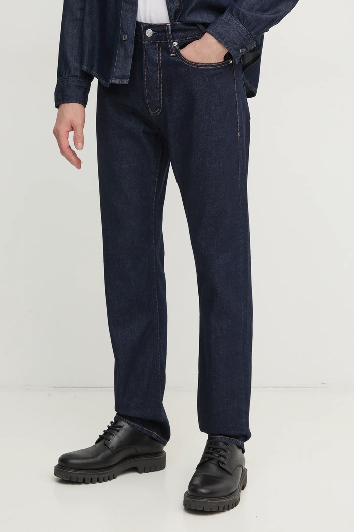 Džíny Calvin Klein Jeans námořnická modř J30J326833