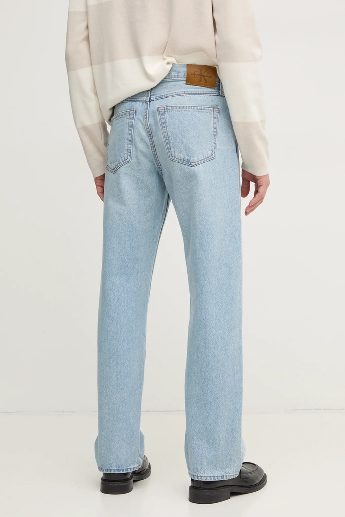 Ρούχα Τζιν παντελόνι Calvin Klein Jeans LV040EM718 μπλε