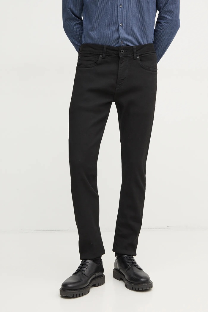 Rifle Pepe Jeans SKINNY JEANS FINSBURY čierna PM207387XM9
