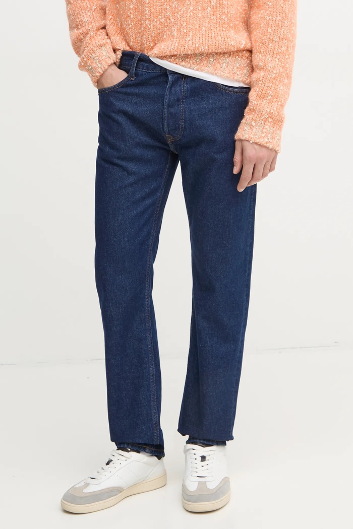 Pepe Jeans jeansy STRAIGHT JEANS BYRON granatowy PM207394CU4