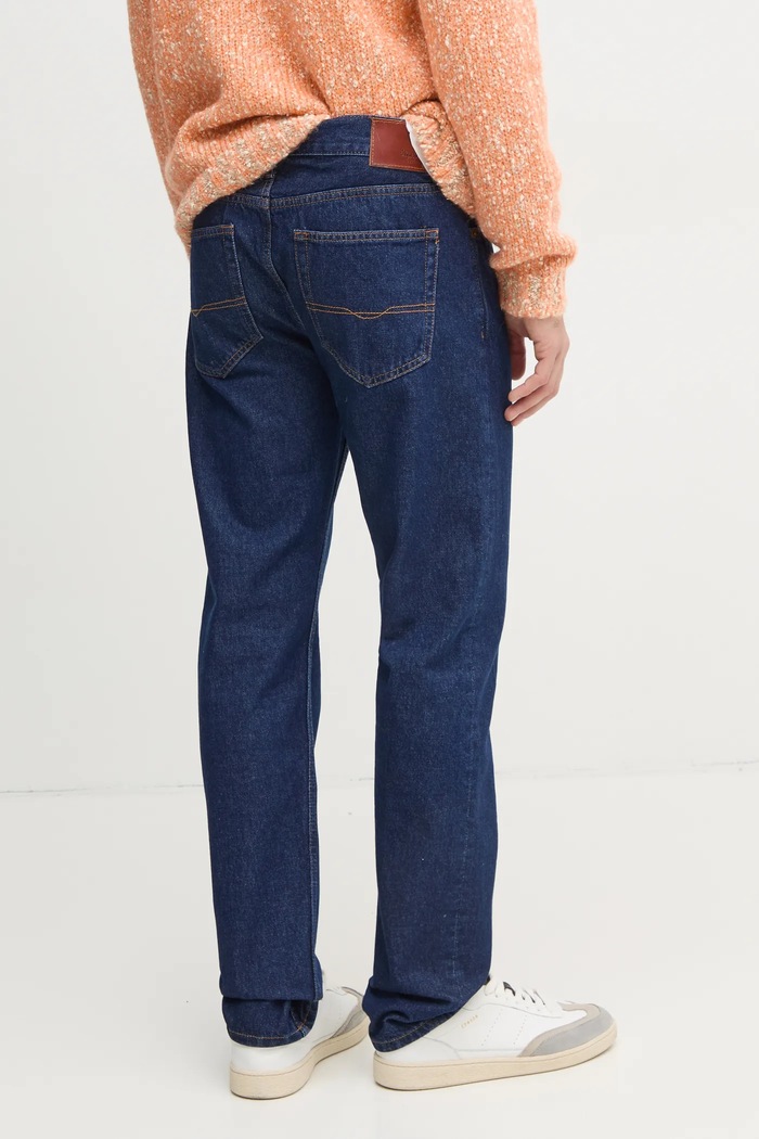Odzież Pepe Jeans jeansy STRAIGHT JEANS BYRON PM207394CU4 granatowy