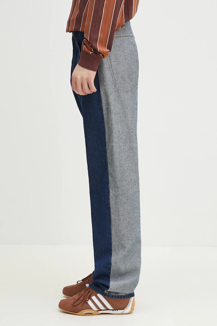 Дънки MM6 Maison Margiela SH0LA0016 тъмносин SS25