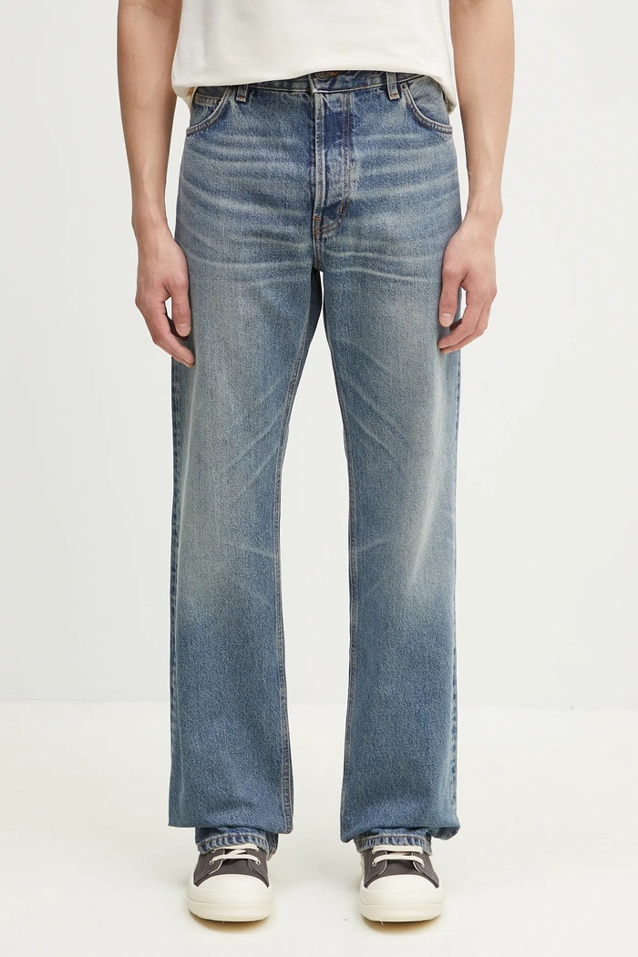 Джинсы Fiorucci Lollipop Heart Print Straight Fit Jeans голубой U02SPDJE075DN02DN02