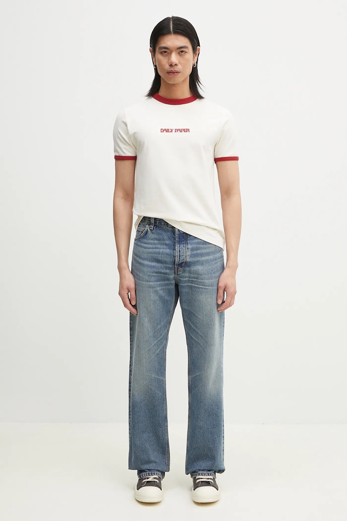 Джинсы Fiorucci Lollipop Heart Print Straight Fit Jeans U02SPDJE075DN02DN02 голубой